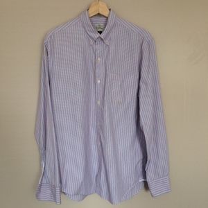 J. Crew Men's Long Sleeve Button Front 2 Ply Shirt